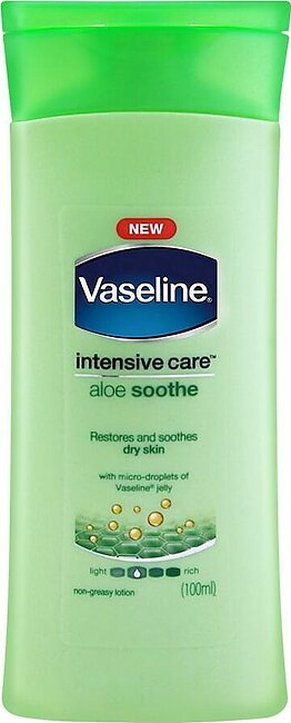 Vaseline Body Lotion Intensive Care Aloe Soothe 100Ml