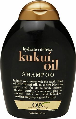 OGX Shampoo Hydrate & Defrizz Kukui Oil 385Ml