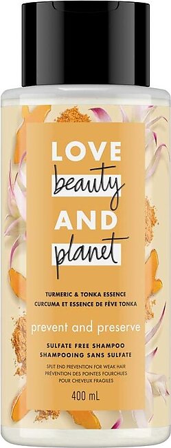 Love Beauty And Planet Shampoo Turmeric & Tonka Essence 400Ml