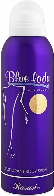 Rasasi Blue Lady Pour Femme Deodorant Body Spray 200Ml