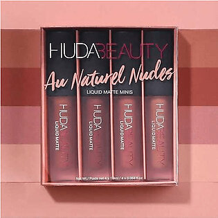 Huda Beauty Liquid Matte Lip Minis Au Naturel Nudes