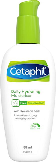Cetaphil Daily Hydrating Moisturiser Face Sensitive Skin 88Ml