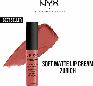 NYX Cosmetics Soft Matte Lip Cream Liquid Lipstick - 14 Zurich
