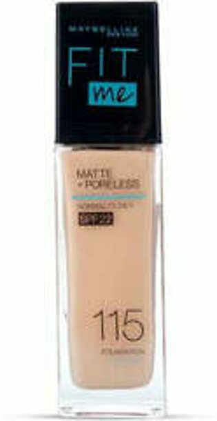 Maybelline Fit Me Matte Foundation 115 Ivory (Pump) 30Ml