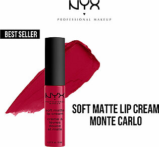 NYX Cosmetics Soft Matte Lip Cream Liquid Lipstick - 10 Monte Carlo