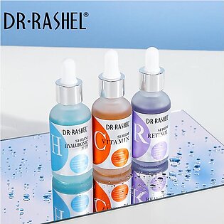 Dr Rashel Facial Serum Set 3 Pack- Anti-Aging Moisturizing Vitamin C , Hyaluronic Acid And Retinol