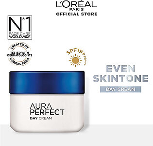 L'Oreal Paris Aura Perfect Day Cream Spf 17 50 Ml - For Brighter Skin