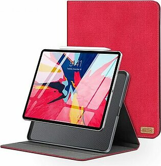 TORRAS iPad Pro 12.9 case, Slim fit Flip Folio Leather iPad Pro Case for iPad Pro 3rd Generation [Auto Sleep/Wake] [iPad Pencil Charging], Red (X00LZCSXOX)