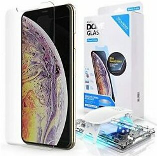 iPhone XS MAX Whitestone Dome Glass Tempered Glass Screen protector with UV