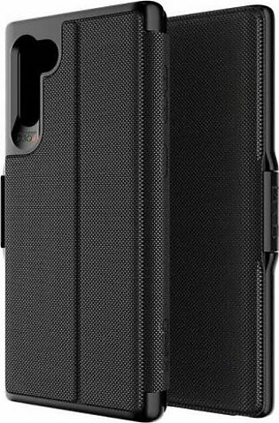 GEAR4 D3O Samsung Galaxy Note 10 Oxford Eco Folio-Style (Black) – 840056103382