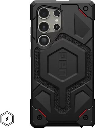 UAG Monarch Pro Phone Case for Samsung Galaxy S24 Ultra – Kevlar Black