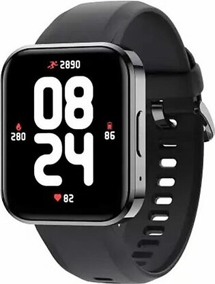 DIZO by realme Techlife Watch D Talk Smart Calling Watch with Big 1.8 Inch Screen – Black