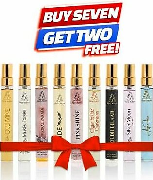 Buy Any 7 Aijaz Aslam’s 10ml Perfumes and Get 2 Free!