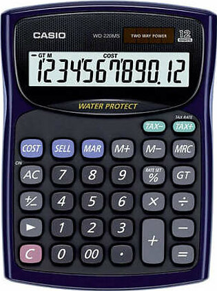 Casio Original Calculator WD-220MS [IP][1Pc]