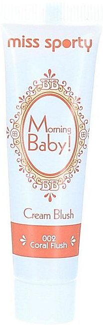 Miss Sporty Morning Baby Cream Blush - 002 Coral Flush