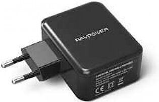 RAVPower RP-PC001 – 24W Wall Charger up to 2.4A Output – Fast USB Charger Adapter