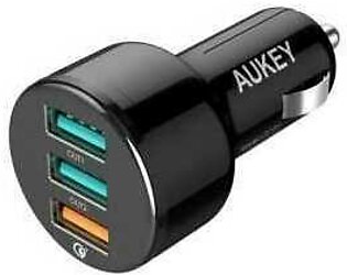 Aukey 3-Port Car Charger with Quick Charge 3.0 (CC-T11)