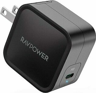 RAVPower 61W Wall Charger PD 3.0 [GaN Tech] Fast Charging Power Delivery for Macbooks, Laptops & iPhones – RP-PC112