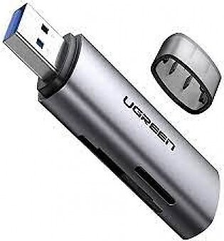 UGREEN SD Card Reader USB 3.0 Memory Card Reader Adapter Aluminum Dual Slot for SD SDXC SDHC MMC