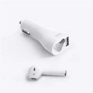 JOYROOM JR-CP1 2 in 1 car charger with single wireless earphone v5.0 earbuds