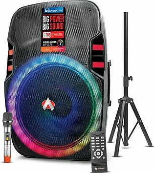 AUDIOINC MEHFIL MH-816 (5TH GENERATION) (15″inch Woofer) 1.0 PORTABLE TROLLY SPEAKER