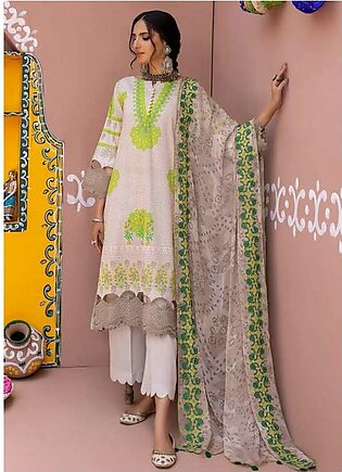 Chunri By Charizma Embroidered Lawn Suits Unstitched 3 Piece CRZ22CH CHN-10 - Summer Collection