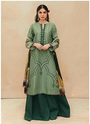 Zara Shahjahan Embroidered Lawn Suits Unstitched 3 Piece ZS22L SIRAJ - Luxury Collection