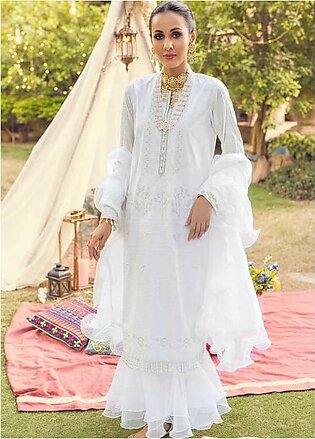 Salitex Embroidered Lawn Suits Unstitched 3 Piece ST22NEK R00006 - Summer Collection