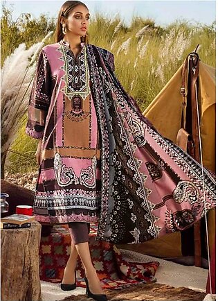Gul Ahmed Printed Khaddar Suits Unstitched 3 Piece GA21JL AP-12078 - Winter Collection
