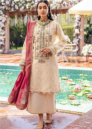 Zellbury Embroidered Cambric Suits Unstitched 3 Piece ZB22LU WULC22E30289 - Luxury Eid Collection