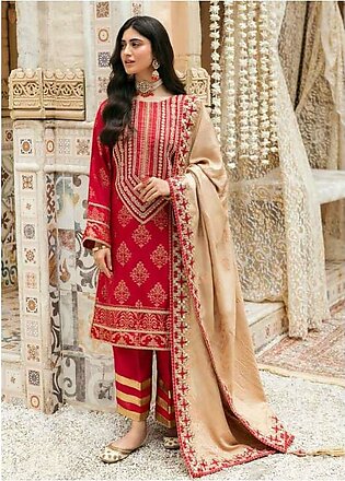 Bunnat By Charizma Embroidered Linen Suits Unstitched 3 Piece CRZ22B CB-04 - Winter Collection