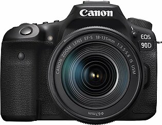Canon 90D DSLR Camera with 18-135mm IS Lens