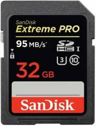 SanDisk 32GB SDHC Memory Card Extreme Pro 95mb/sec