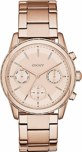 DKNY NY2331 Rock Away Chronograph Quartz Stainless Steel Rose Gold Women's Watch