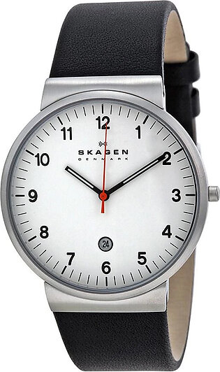 SKAGEN SKW6024 Classic White Dial Black Men's Watch