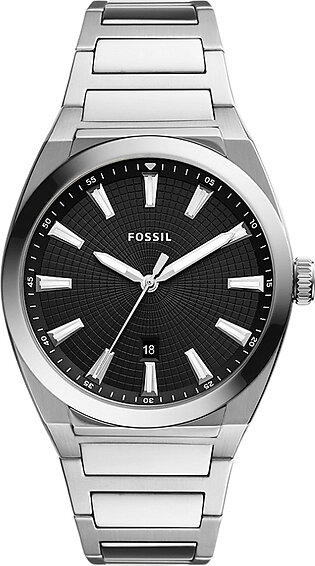 Fossil Everett Three-Hand Stainless Steel Men's Watch FS5821