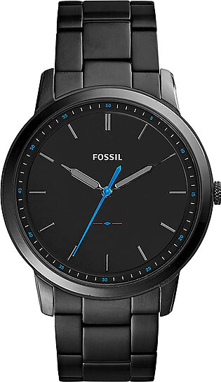 Fossil The Minimalist Black stainless steel Watch Men's  Watch FS5308