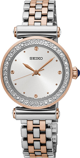 Seiko Conceptual Series Caprice Analogue White Dial Women's Watch SRZ466P1