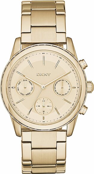 DKNY NY2330 Rock Away Chronograph Quartz Stainless Steel Gold Women's Watch