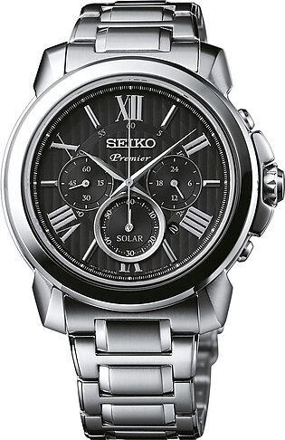 Seiko Premier Chronograph Solar Men's Watch SSC597P1