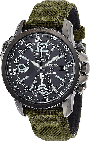 Seiko SSC295P1 Prospex Solar Military Alarm Chronograph Men's Watch