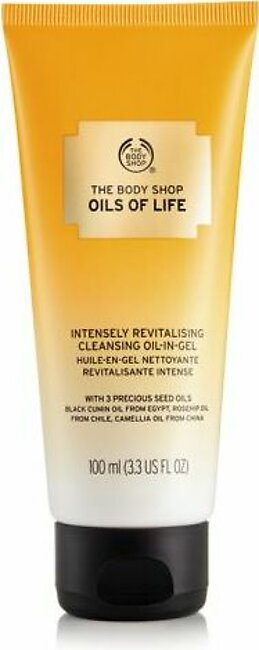 The Body Shop Oils Of Life Intensel Revitalising Cleansing Oil-In-Gel 100Ml