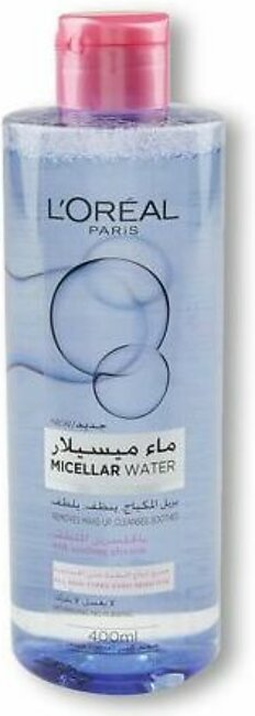 L'Oreal Paris Micellar Cleansing Water Normal To Dry Skin Cleanser & Makeup Remover, 400 Ml