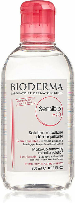 Bioderma Sensibio H2O Micellar Water Makeup Removing Solution 250Ml