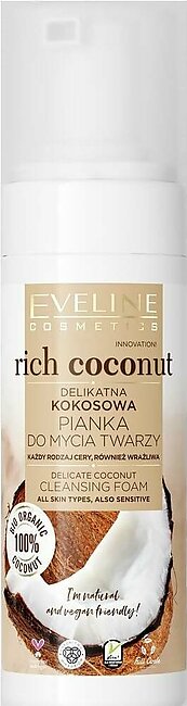 Eveline Rich Coconut Cleansing Foam 150Ml