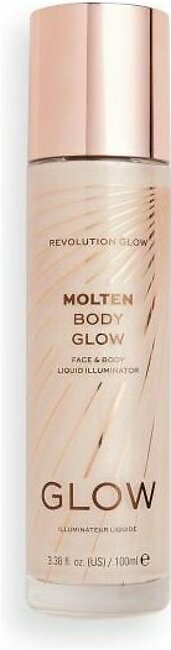 Makeup Revolution Glow Molten Body Liquid Illuminator - Gold