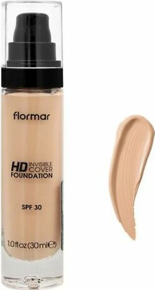 Flormar Invisible Cover Hd Foundation 040 Light Iv