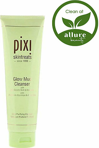 Pixi Glow Mud Cleanser With 5% Glycolic Acid & Aloe Vera Luxury Skincare 135Ml