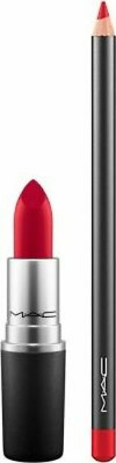 Mac Lip Duo Lip Pencil & Retro Matte Lipstick Ruby Woo