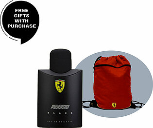 Ferrari Scuderia Ferrari Black Edt for Men 125ml-Perfume